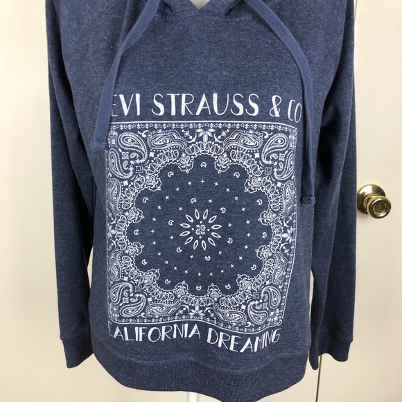 LEVI’S GRAPHIC SWEATSHIRT HOODIE PULLOVER SZ XL - Picture 2 of 7